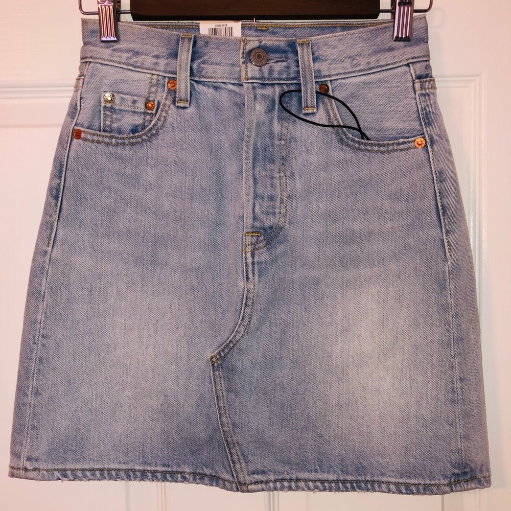 Levi’s High Rise Deconstructed skirt (23)